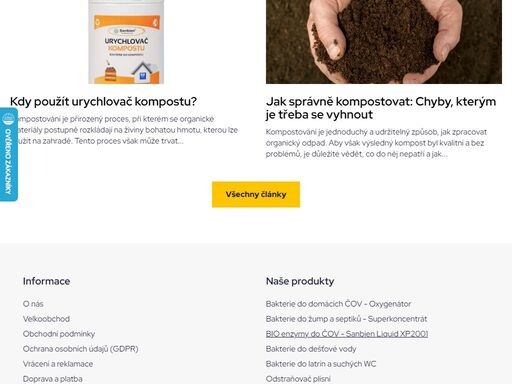 přírodní bakterie a enzymy pro váš odpadní systém přímo od výrobce. akce - doprava nad 500 kč zdarma!