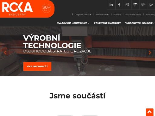 výroba svařovaných ocelových a nerezových konstrukcíí roka industry, spol. s r.o.
