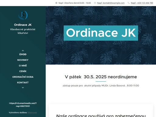 v pátek 30.5. 2025 neordinujeme