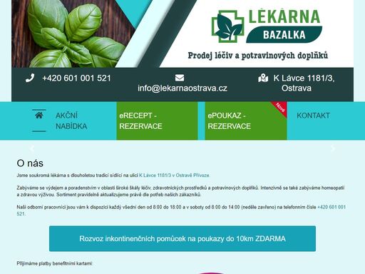 www.lekarnaostrava.cz