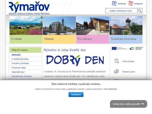 oficiální stránka města rýmařova