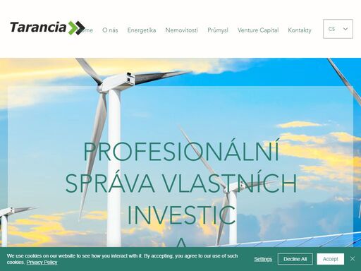 správa našich investic a majetku našich klientů.