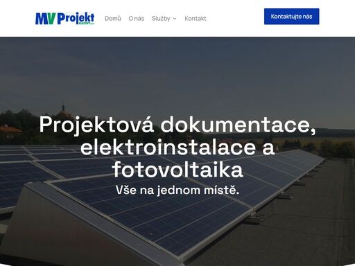 mv projekt klatovy s.r.o. - projektování elektrozařízení, fotovoltaické elektrár.