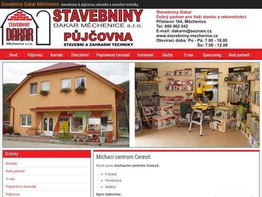 stavebniny & půjčovna zahradní a stavební techniky
