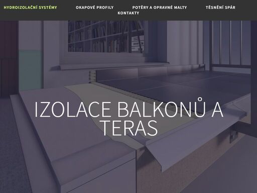 izolace balkonů a teras.
zde naleznete na jednom místě ucelený sortiment produktů pro opravy balkonů, lodžií, teras a venkovních schodišť.