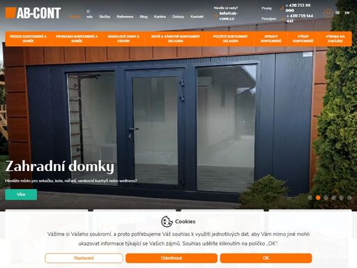 specializujeme se na výrobu, prodej, pronájem a servis kontejnerů a buněk. nabízíme stavební, skladové, lodní a sanitární buňky, mobilní wc a montované sestavy. ideální pro kanceláře, ubytovny, školky, sklady a další využití pro bydlení či rekreaci