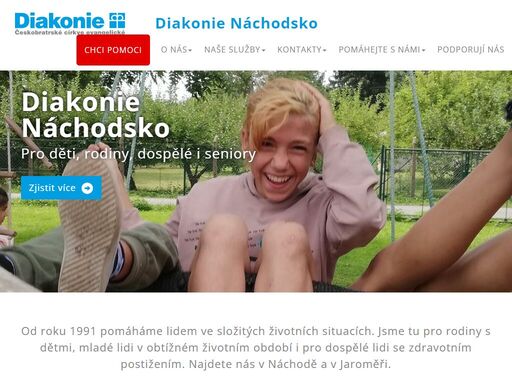 od roku 1991 pomáháme v náchodě a v jaroměři. jsme tu pro rodiny s dětmi, mladé lidi v obtížném životním období i pro dospělé lidi se zdravotním postižením.