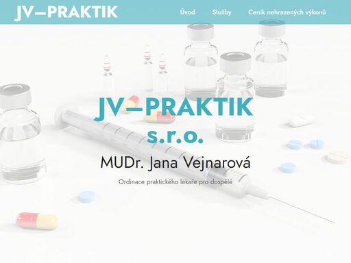  mudr. jana vejnarová, jv praktik, ordinace praktickeho lekare pro dospele semily