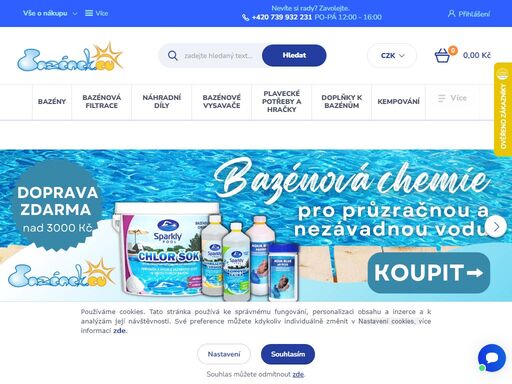 bazény a příslušenství od známých značek za rozumnou cenu! zboží máme skladem. bazenek.eu-moře zábavy u vás doma!
