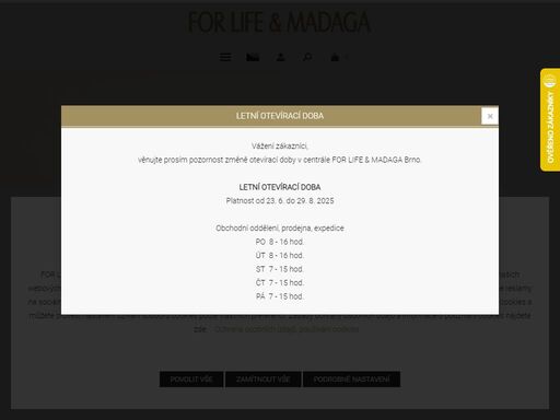 kosmetickÉ Řady vÝrobkŮ for life & madaga for life spol. s r. o. přináší novou generaci kosmetických přípravků péče o pleť. přípravky jsou rozděleny dle typu účinných látek, nároků jednotlivých pletí a charakteru ošetření.