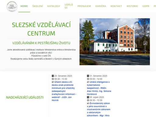 slezské vzdělávací centrum - akreditovaná vzdělávací instituce