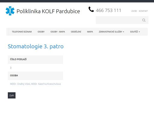 stomatologie 3. patro