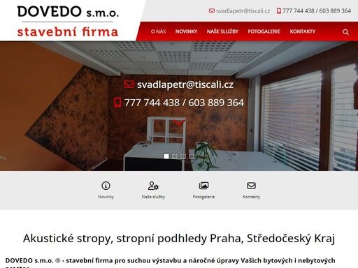 sádrokartony, pouzdra pro posuvné dveře praha, středočeský kraj