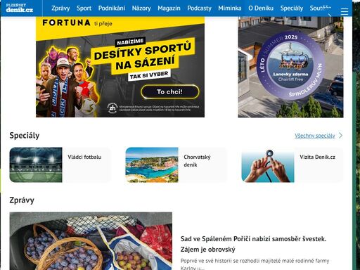 novinky a zprávy z plzně a okolí. nejdůležitější informace a události z jednotlivých obcí, dění v politice, kultuře, sportu i v běžném životě.
