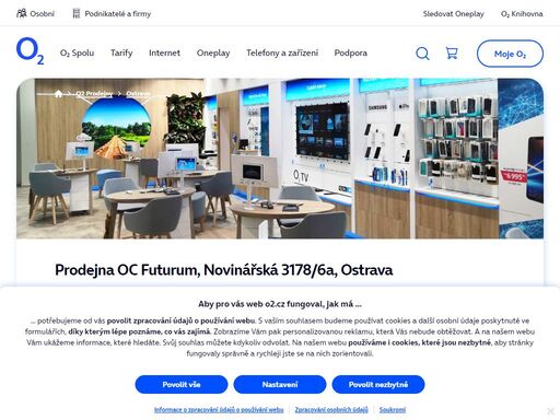 prodejna ostrava - oc futurum, novinářská 3178/6a. o2 služby, telefony, zařízení a příslušenství nebo profesionální podpora a spoustu dalšího, to nabízejí všechny naše značkové prodejny.