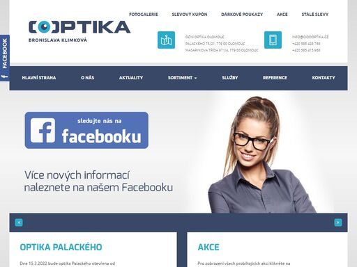 oční optika palackého a masarykova, nejlevnější optiky v olomouci, nejlepší optiky v olomouci