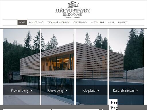 rodinné domy a dřevostavby na klíč