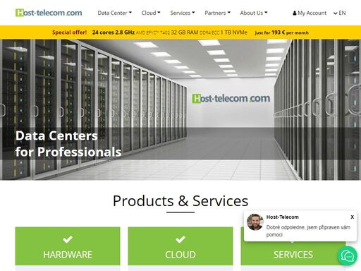 data centers for professionals. we provide a full range of services for hosting, server rental and server hosting in europe.