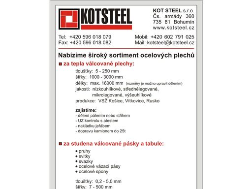 plechy, hutní materiál, ocel, železo