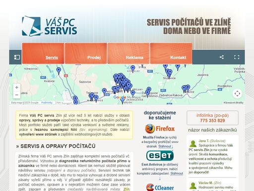 rychlá oprava počítače přímo u zákazníka zlín slušovice, diagnostika systému, odvirování, odstranění škodlivého softwaru, výměna komponent, zaškolení do práce s pc