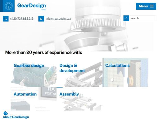 gear design s.r.o. is an engineering company specialized in single-purpose machine design and development, calculations, automation and completion.