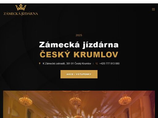 v současné době je zámecká jízdárna využívána jako multifunkční kulturní prostor, ve kterém se pořádají nejrůznější společenské akce. zámecká jízdárna je také