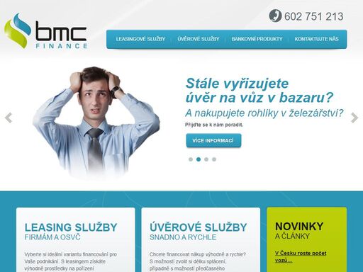 bmc  finance  je finanční  společnost,  která  zprostředkovává  finanční leasing, operativní leasing  a spotřebitelský  úvěr na motorová vozidla,  technologie  a  stroje. provádí  také  ověření  původu vozidla.