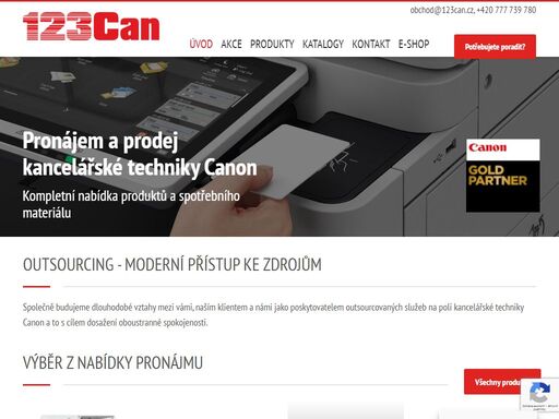 krátkodobý a dlouhodobý pronájem kopírek, tiskáren, rychloskenerů a plotrů canon od 1 do 60 měsíců. kompletní servisní zabezpečení v ceně.