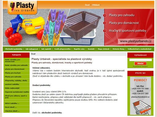 plasty pro domácnost a zahradu - ivo urbánek - sezónní nabídka, plasty pro domáctnost, plasty pro kuchyň, plasty pro zahradu, zboží pro zábavu, sport a pod., přepravky, nádoby, obaly, stále nejlevnější, naše výrobky pro domácnost, naše výrobky pro zahradu, úsporné zavlažování rostlin, konferenční, stolek, stůl