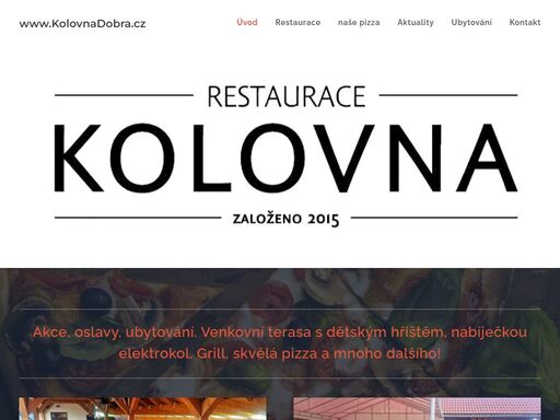 akce, oslavy, ubytování. venkovní terasa s dětským hřištěm, nabíječkou elektrokol. grill, skvělá pizza a mnoho dalšího!