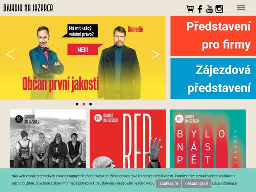 oficiální webové stránky - divadlo na jezerce v praze