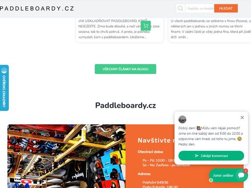 kamenný obchod i e-shop, kde si můžete vybrat nové a bazarové nafukovací paddleboardy ? široký výběr nafukovacích paddleboardů ? paddleboardy pro začátečníky, pokročilé i profíky.