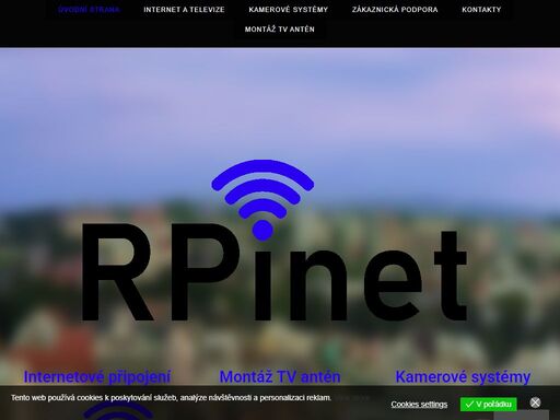 rpinet- váš poskytovatel bezdrátového připojení k internetu. - olomouc , dolany , bělkovice - lašťany , štarnov . na frekvenci 5ghz. zřízení 1,- kč