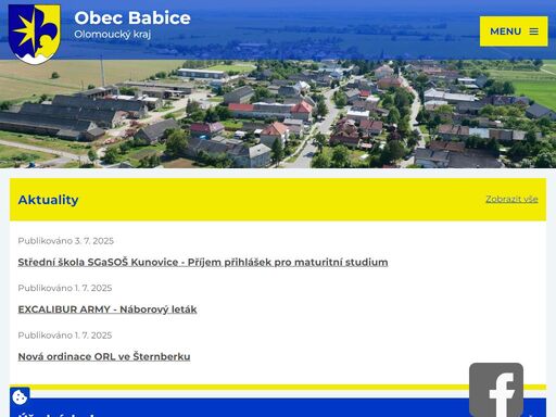 obec babice se nachází v okrese olomouc, kraj olomoucký.
