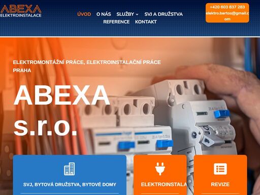 úvod. provádíme elektroinstalační a elektromontážní práce do 1000v. lokalita praha a okolí. výměny hlavního domovního vedení