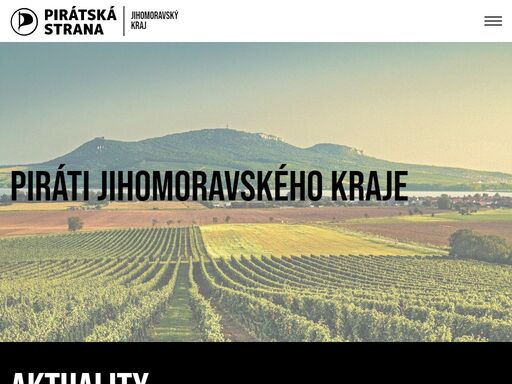 web jihomoravských pirátů. čekuj ho, než nás zakážou!