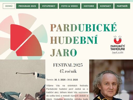 aktuality a informace k mezinárodnímu festivalu pardubické hudební jaro 2025