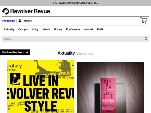 oficiální e-shop a informační stránky kulturního časopisu revolver revue, založeného jako undergroundový samizdat 1985, a stejnojmenného nakladatelství. široký výběr umělecké i odborné literatury, originální merch, archiv, bibliografie a další.