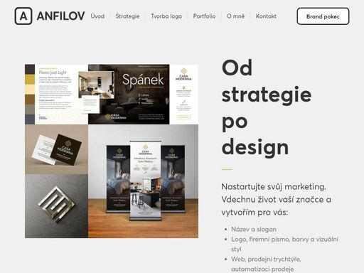 tvořím, tady jsem. a jsem tady možná právě pro vás, pokud potřebujete strategii značky, název, slogan, logo, grafický design nebo reklamu.