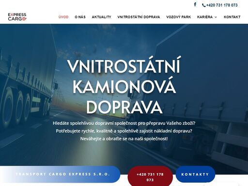 hledáte spolehlivou dopravní společnost pro přepravu vašeho zboží? potřebujete rychle, kvalitně a spolehlivě zajistit nákladní dopravu? neváhejte a obraťte se na naši společnost!