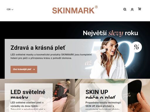 poznejte své krásnější já díky péči o pokožku s produkty skinmark a skinup.