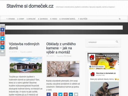 stavba domu a návod na stavbu domu