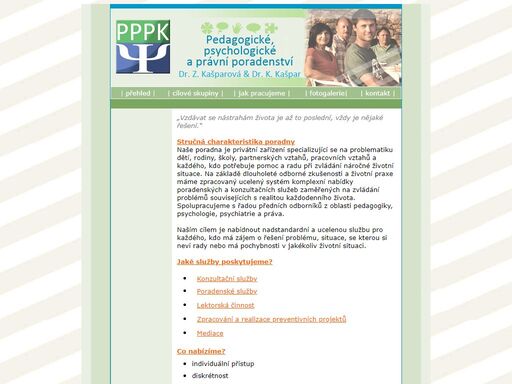 pedagogické, psychologické a právní poradenství