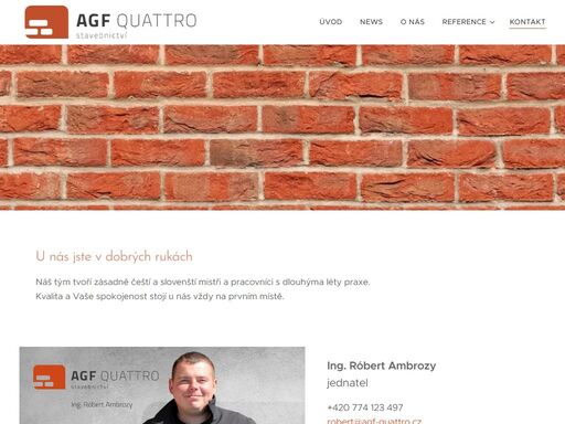 kontakt agf quattro spol s r.o., telefoní číslo, sídlo a fakturace