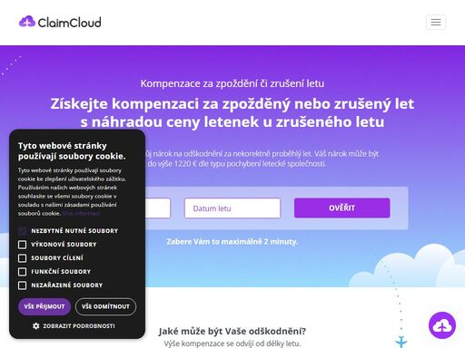 získejte kompenzaci za zpožděný nebo zrušený let s náhradou ceny letenek u zrušeného letu. on-line žádost – úspěšnost 95% – žádné skryté poplatky.