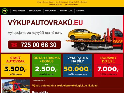 www.vykupautovraku.eu