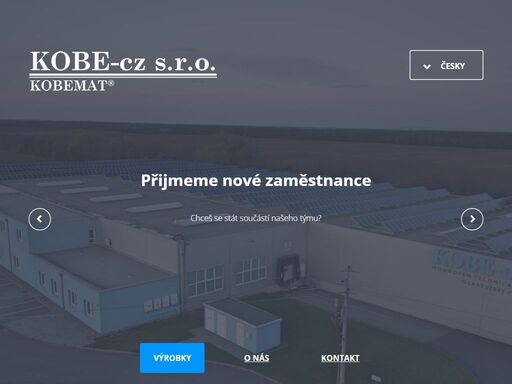 společnost kobe-cz s.r.o. se sídlem v pohořelicích a s provozovnamiv hodonicích (okres znojmo) je od svého samotného založení (2002) zpracovatelemnetkaných textilií ze skelných vláken, a to jak v českém, tak evropském měřítku.v současné době začíná společnost rozšiřovat své produktové portfolio a zabývá sezpracováváním i jiných druhů odpadů, např. dřevního, textilního, zemědělského.výsledné produkty jsou využívány v nábytkářském, stavebním a automobilovémprůmyslu. 