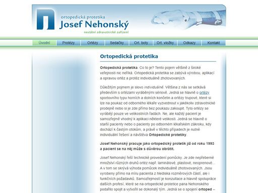 josef nehonský: ortopedická protetika