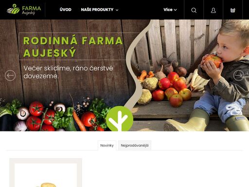 rodinná farma aujeský: čerstvá zelenina přímo z farmy. zelenina přímo od farmáře. maloobchodní i velkoobchodní prodej.
rodinná farma aujeský pro vás pěstuje v úrodné polabské oblasti zejména brambory, cibuli, mrkev, kedlubny, zelí, salát, květák, celer, pažitku, řepu a mnoho dalšího.
naše farma aujeský vznikla v…