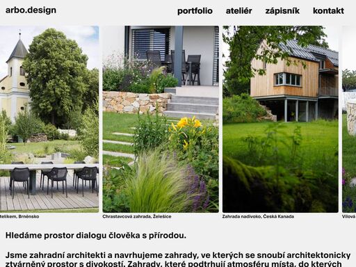 ateliér arbo.design | jsme zahradní architekti, tvoříme návrhy zahrad, střešních teras, koupacích jezírek a přírodních bazénů. najdete nás v brně a na vysočině. působíme po celé čr.
